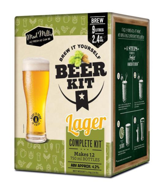 Mad Millie "Brew It Yourself Beer Kit" - Lager